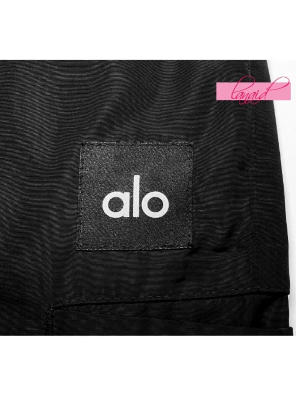Alo High-Waist Break Line Joggers Black Hi-Rise Waisted Hiking Outdoor Traveling
